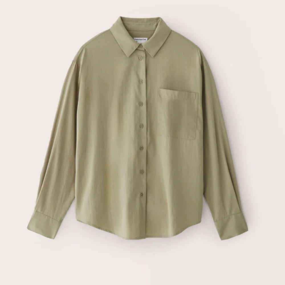Frank & Oak Fluid Long Sleeve Blouse